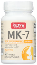 Jarrow Formulas MK-7 90 mcg – Vitamin K2 (MK-7), 90 Softgels