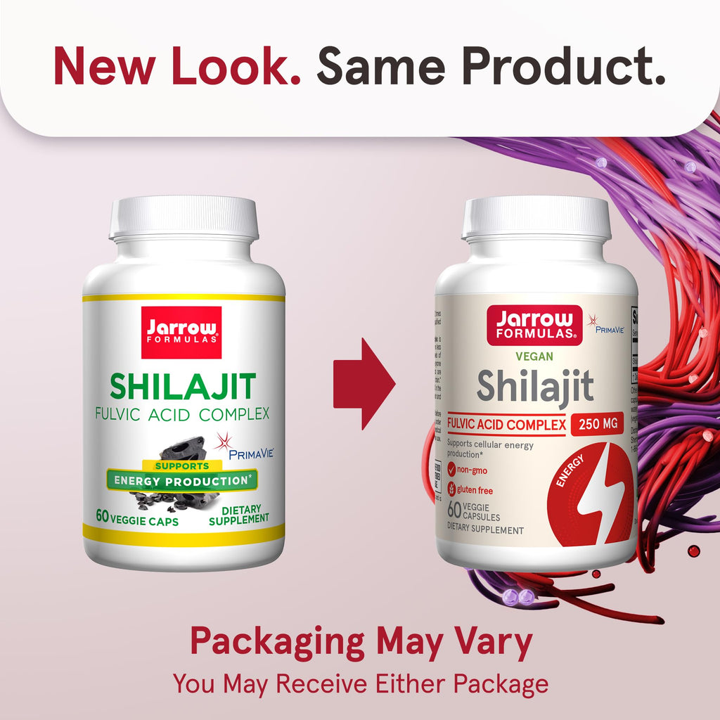 Jarrow Formulas Shilajit 250 mg Fulvic Acid Complex – 60 Veggie Capsules