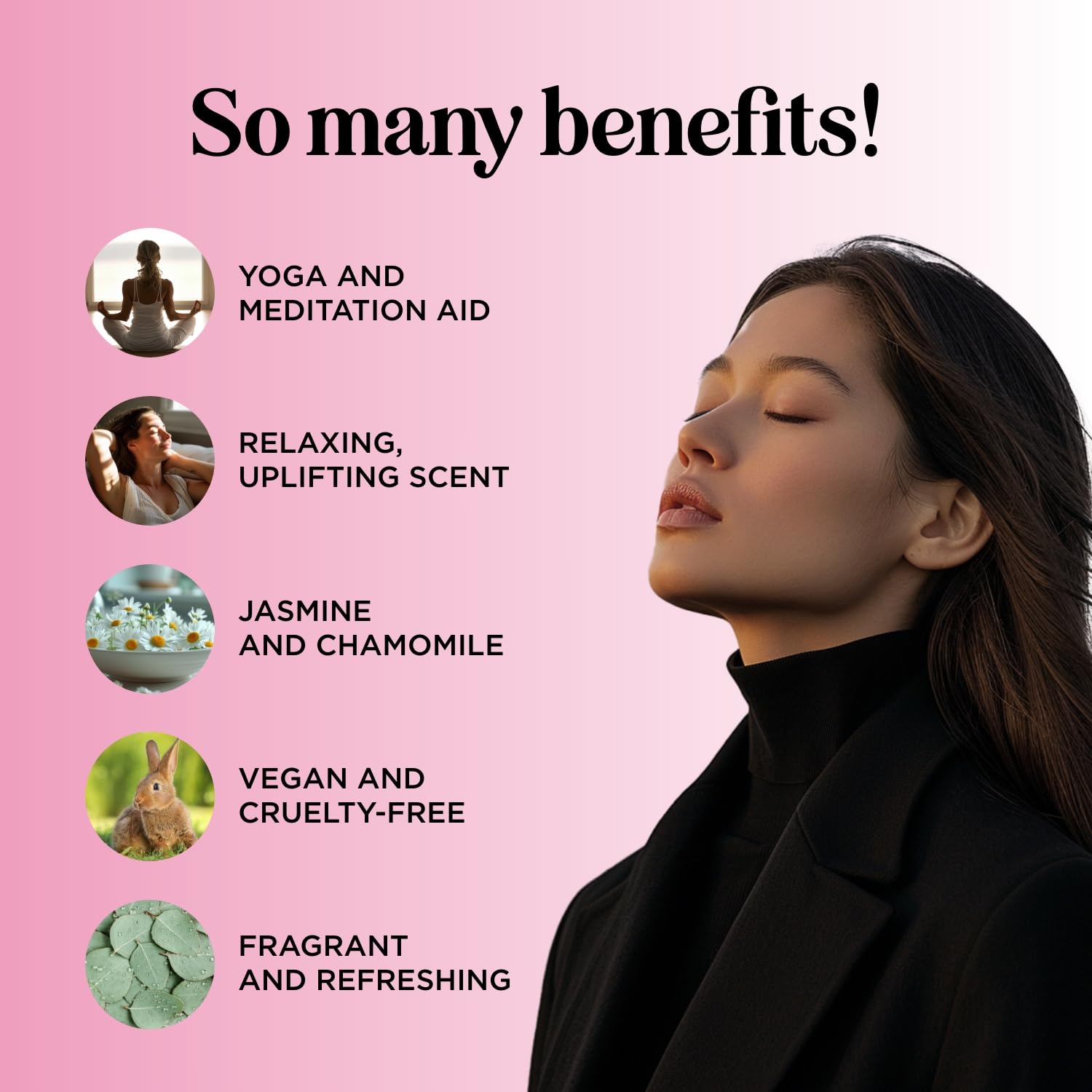 Floral Essential Oil Blend for Diffuser - Jasmine Chamomile & More | Pure Undiluted