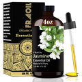 Jasmine Essential Oil 4 oz (120 ml) for Diffuser, Aromatherapy & DIY | FRAOIL
