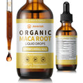 Javeriah Organic Maca Root Drops with Ashwagandha – 2oz Tincture for Women & Men
