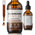 Javeriah 7-in-1 Mushroom Complex Drops – Lion's Mane & 7 Mushrooms, 2 fl oz