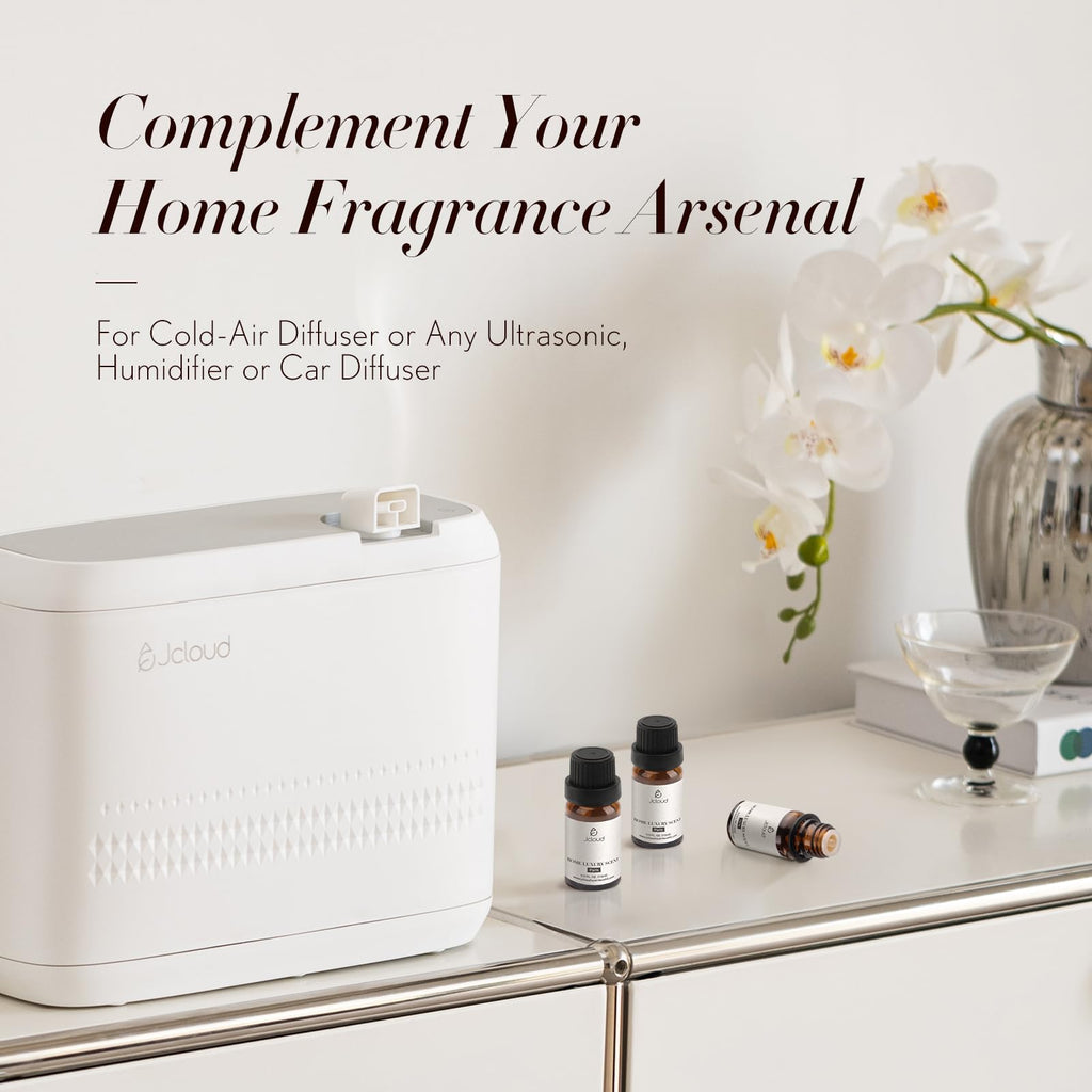 JCLOUD Paris Essential Oil for Diffuser – Luxury Hotel Scent with Rose, Jasmine & Honeysuckle (10mL)