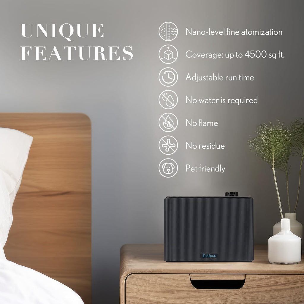 JCLOUD Smart Scent Air Machine 1000ML – Large Room Diffuser Up to 4500 Sq Ft