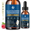 JIANKYTZ Glucosamine Chondroitin MSM Drops – 2 Pack, Raspberry Flavor, 1oz
