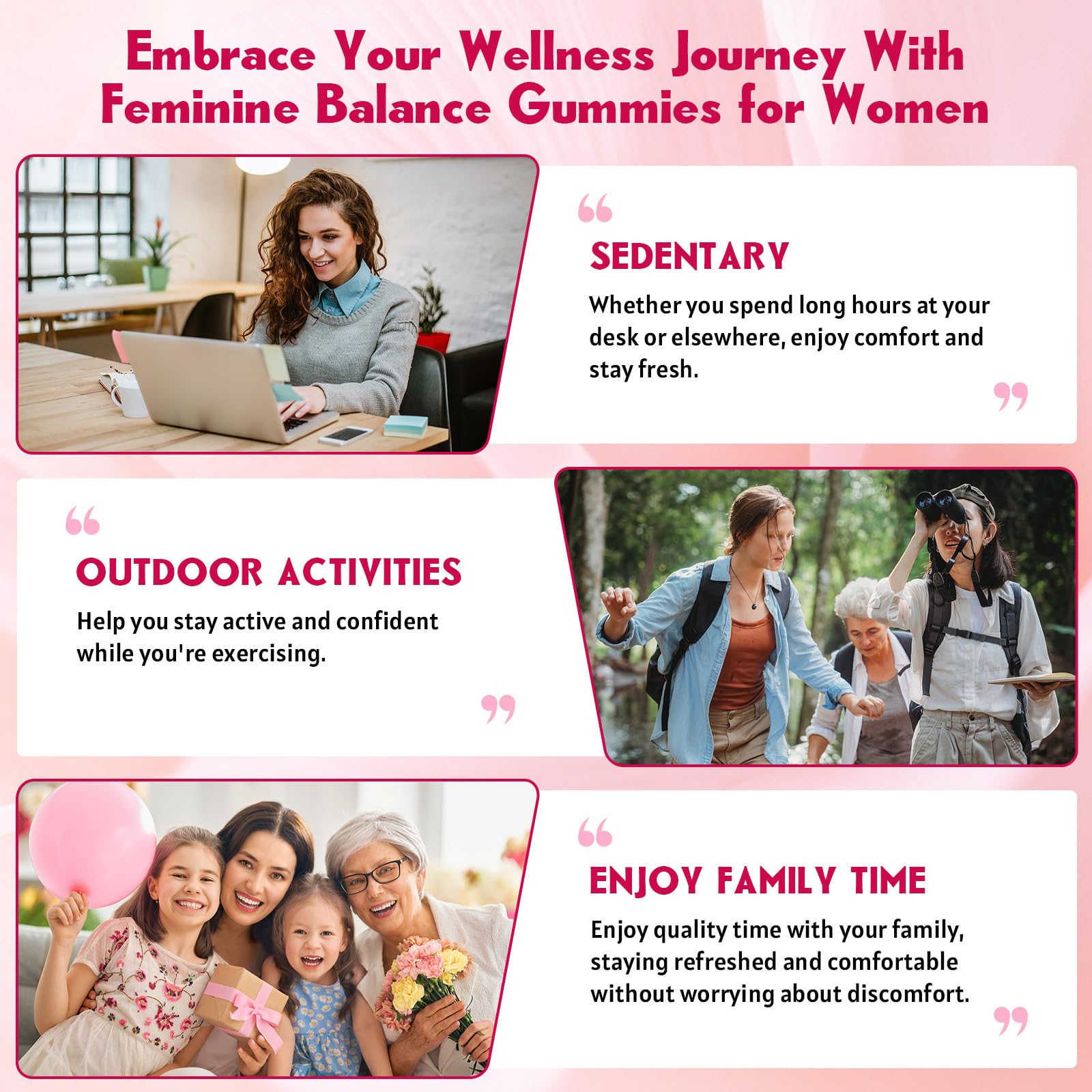 JIANKYTZ Feminine Balance Gummies for Women - Vaginal Health & Digestive Support