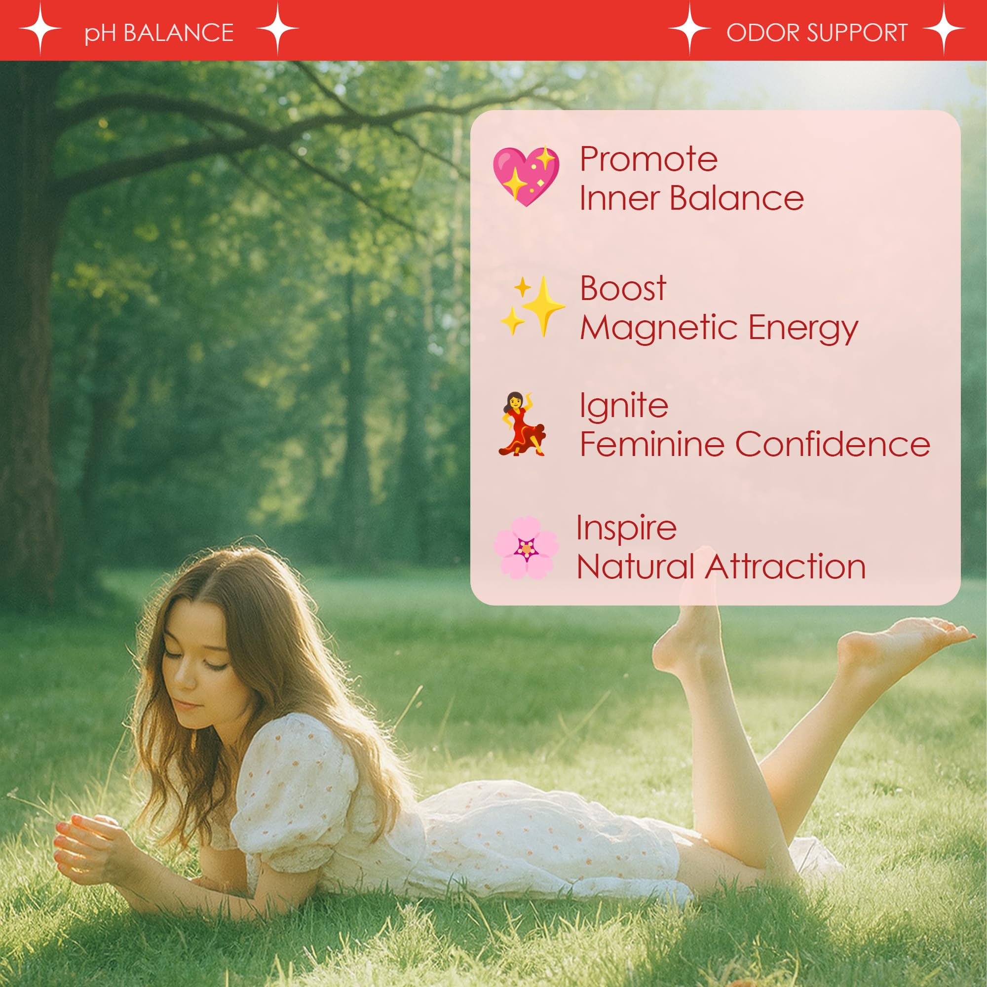 JINMAO Pheromone Gummies for Women – Inner Balance & Confidence | Vegan, Gluten-Free, 60 Gummies