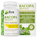 Jiva Botanicals Bacopa Monnieri 1000mg – Focus & Memory Support (60 Capsules)