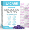 JJ Care Disclosing Tablets - Berry Flavor, 120 Count for Kids & Adults