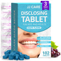 JJ Care Disclosing Tablets – 102 Count, Grape Flavor for Kids