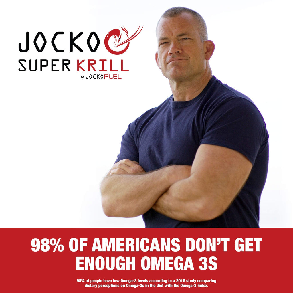 Jocko Fuel Antarctic Krill Oil 1000mg Softgels – Omega-3 DHA & EPA