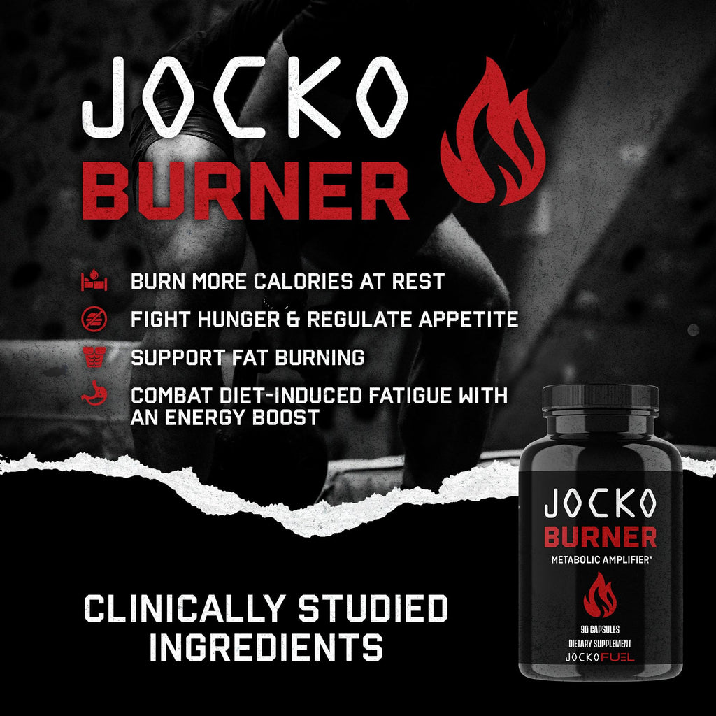 Jocko Fuel Burner – Healthy Weight Support, Appetite Regulation & Metabolism Boost (90 Count)