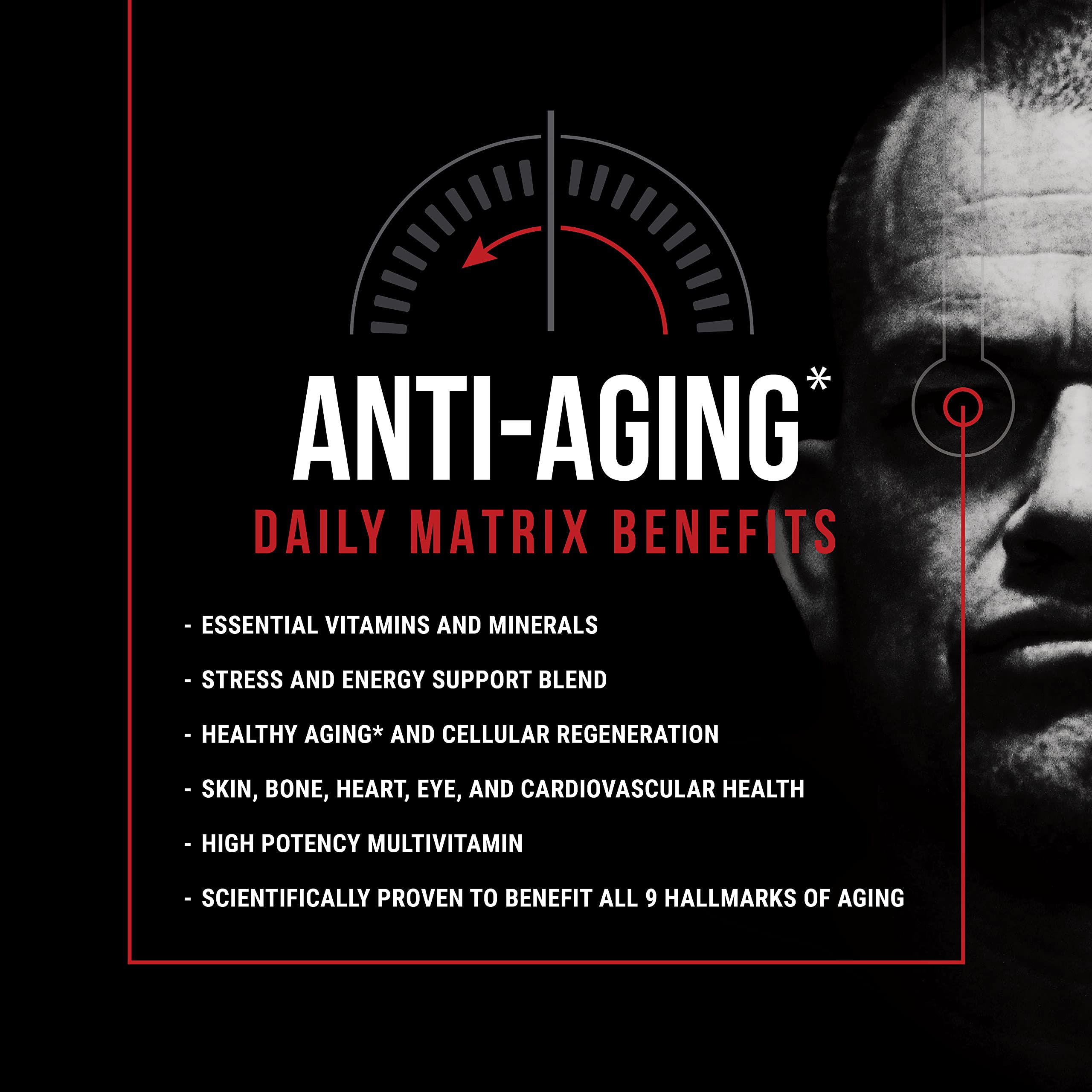Jocko Fuel TIME WAR Multivitamin – NAD Support for Healthy Aging & Energy