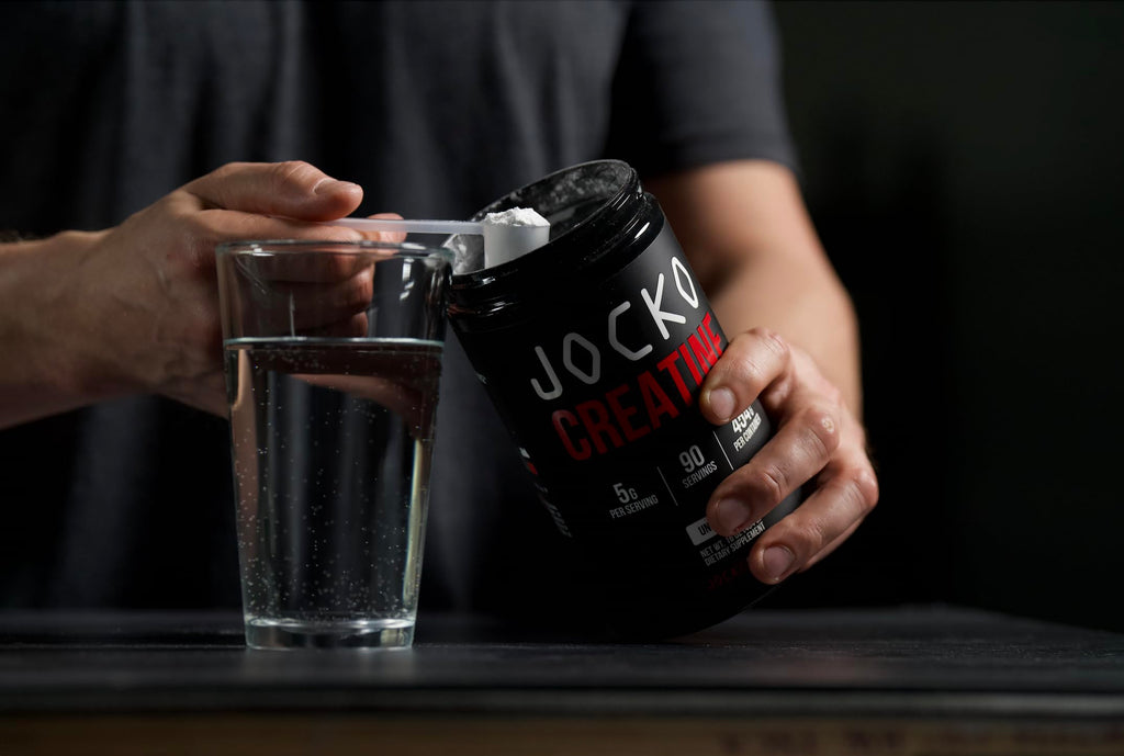Jocko Fuel Creatine Monohydrate Powder – 90 Servings, 16 oz Jar, Unflavored