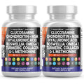 Clean Nutraceuticals Joint Defend – 15-in-1 Joint Health Capsule (Glucosamine 1500mg, Turmeric Curcumin, MSM, Collagen, Hyaluronic Acid, Omega-3) Pack of 2