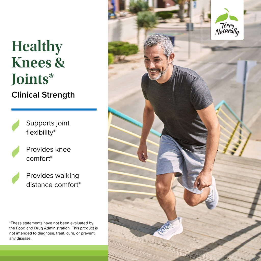 Terry Naturally Healthy Knees & Joints – Bone Health & Joint Flexibility (60 Capsules)