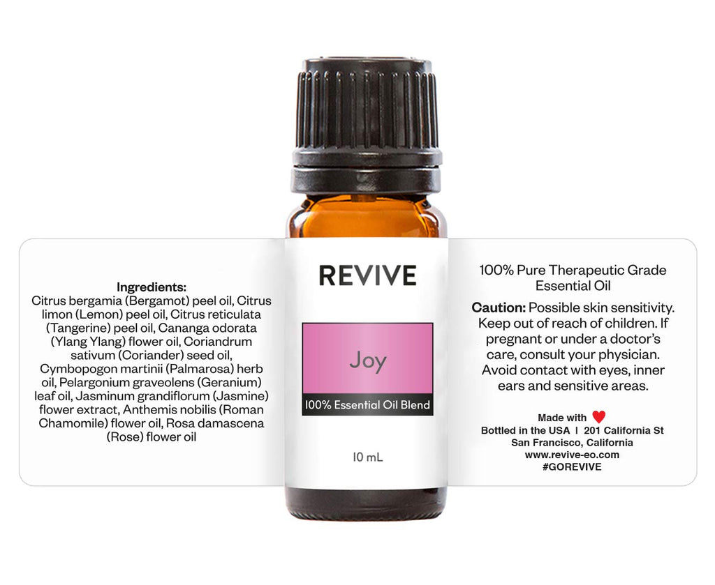 Joy Essential Oil Blend – 100% Pure Therapeutic Grade | Revive Essential Oils