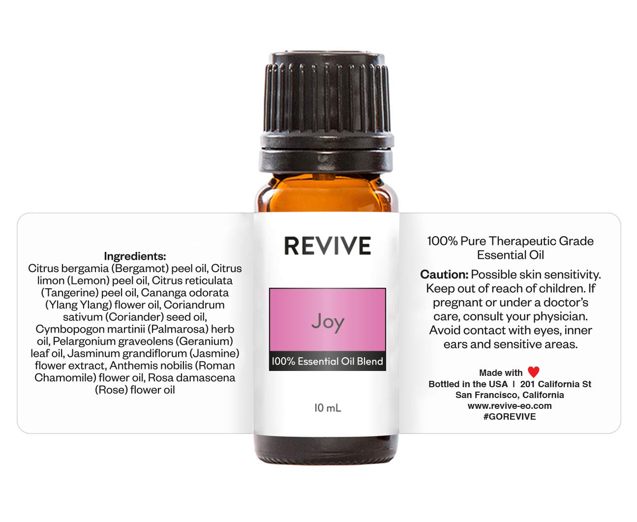 Joy Essential Oil Blend – 100% Pure Therapeutic Grade | Revive Essential Oils