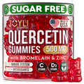 JOYLI Quercetin Gummies 500MG with Bromelain, Zinc, Vitamin C & D3 – Immune Support