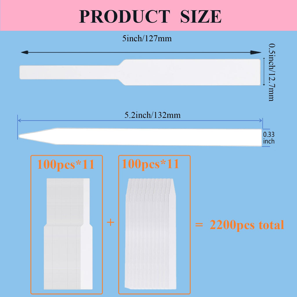 Joysorn 2200 Pieces Perfume Test Strips – White Paper Fragrance Blotters for Testing