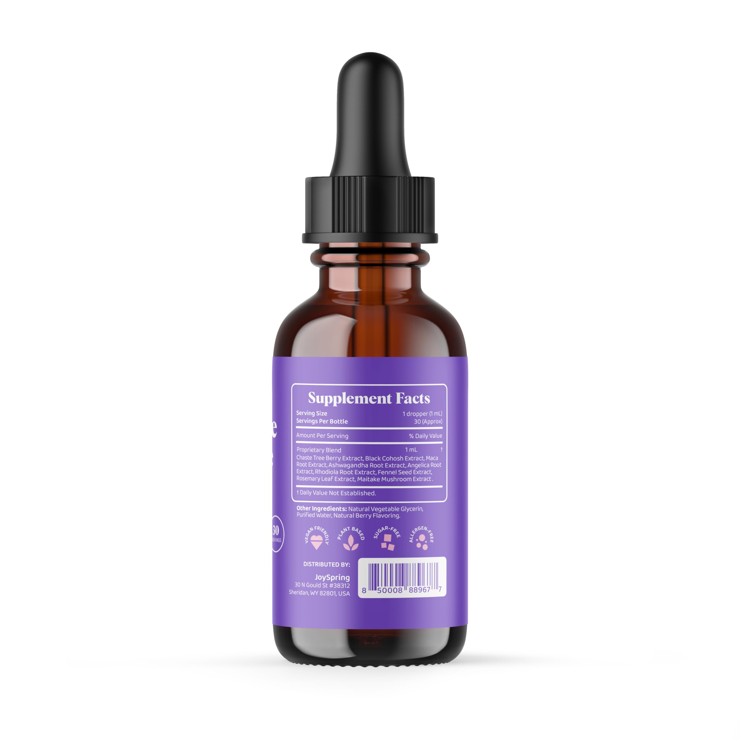 JoySpring Hormone Balance for Women - Black Cohosh, Menopause & PMS Relief