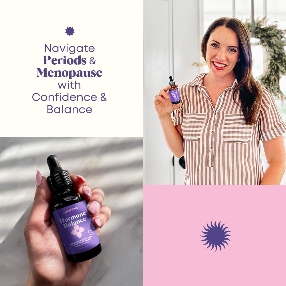 JoySpring Hormone Balance for Women - Black Cohosh, Menopause & PMS Relief
