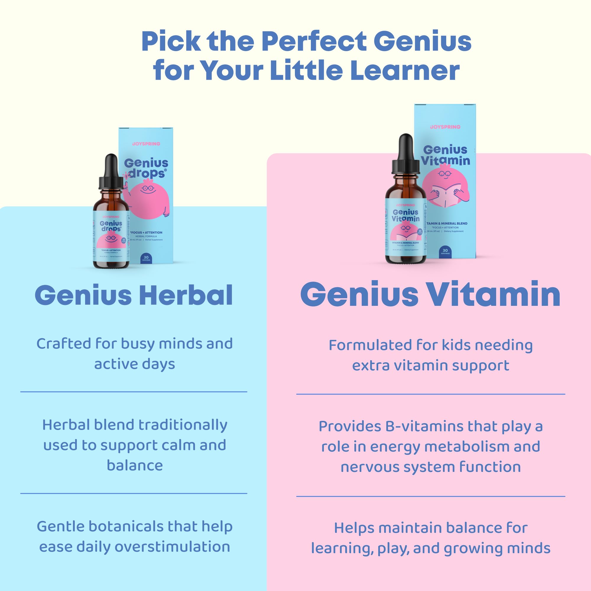 JoySpring Kids B Complex – Vitamin B Complex Liquid Drops with Elderberry, Zinc & Vitamin C | Supports Overall Wellness (1 fl oz, 30 Servings)