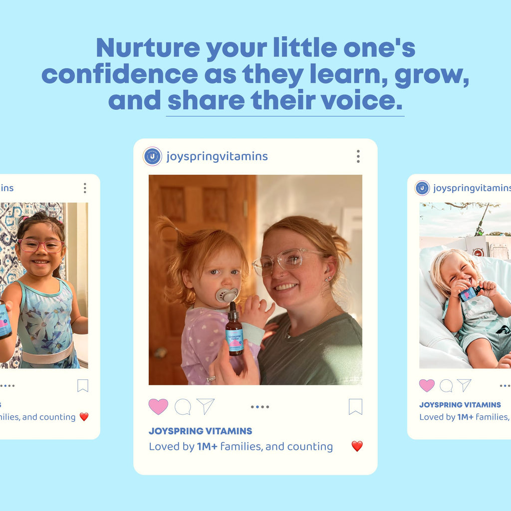 JoySpring Lions Mane for Kids | Speech Delay Supplement for Kids & Toddlers | Lion’s Mane Mushroom, Gotu Kola & Ashwagandha for Speech Therapy & Cognitive Support – Easy-Take Liquid | LingoLeap Herbal