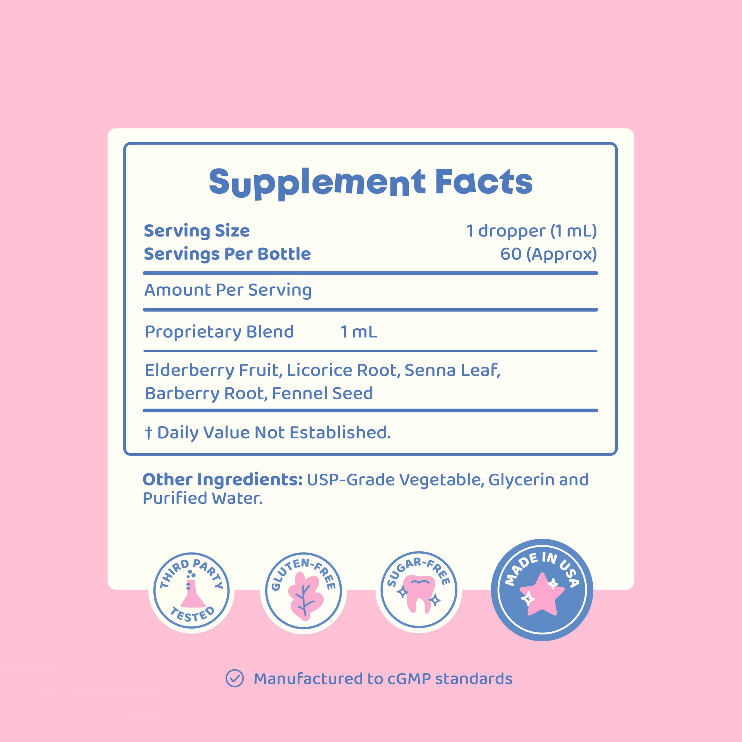 JoySpring Potty Wise – Gentle Digestive Support for Kids with Senna & Elderberry