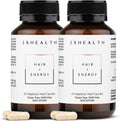 JSHealth Hair and Energy Formula – Hair Vitamins with Iodine & Zinc | 2 x 60-Capsule Pack