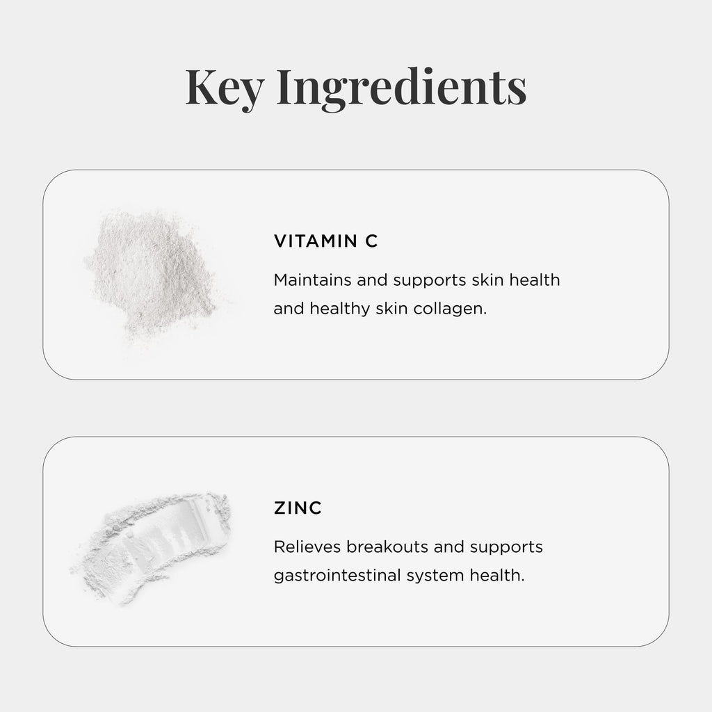 JSHealth Vitamins Skin and Digestion Formula | Skin Supplement with Zinc | Burdock Turmeric | Clear Healthy Skin | Acne Treatment for Teens and Adults | (60 Tablets)
