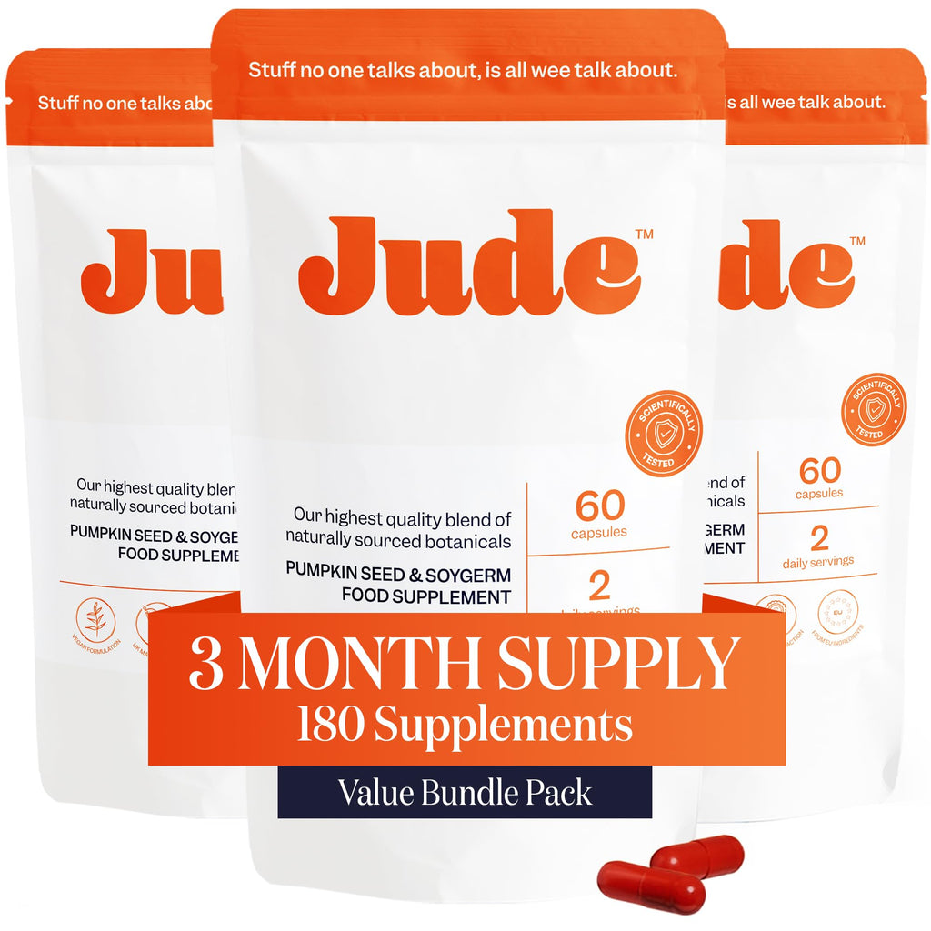 Jude Bladder Control Tablets – Daily Urinary Support, 180 Capsules