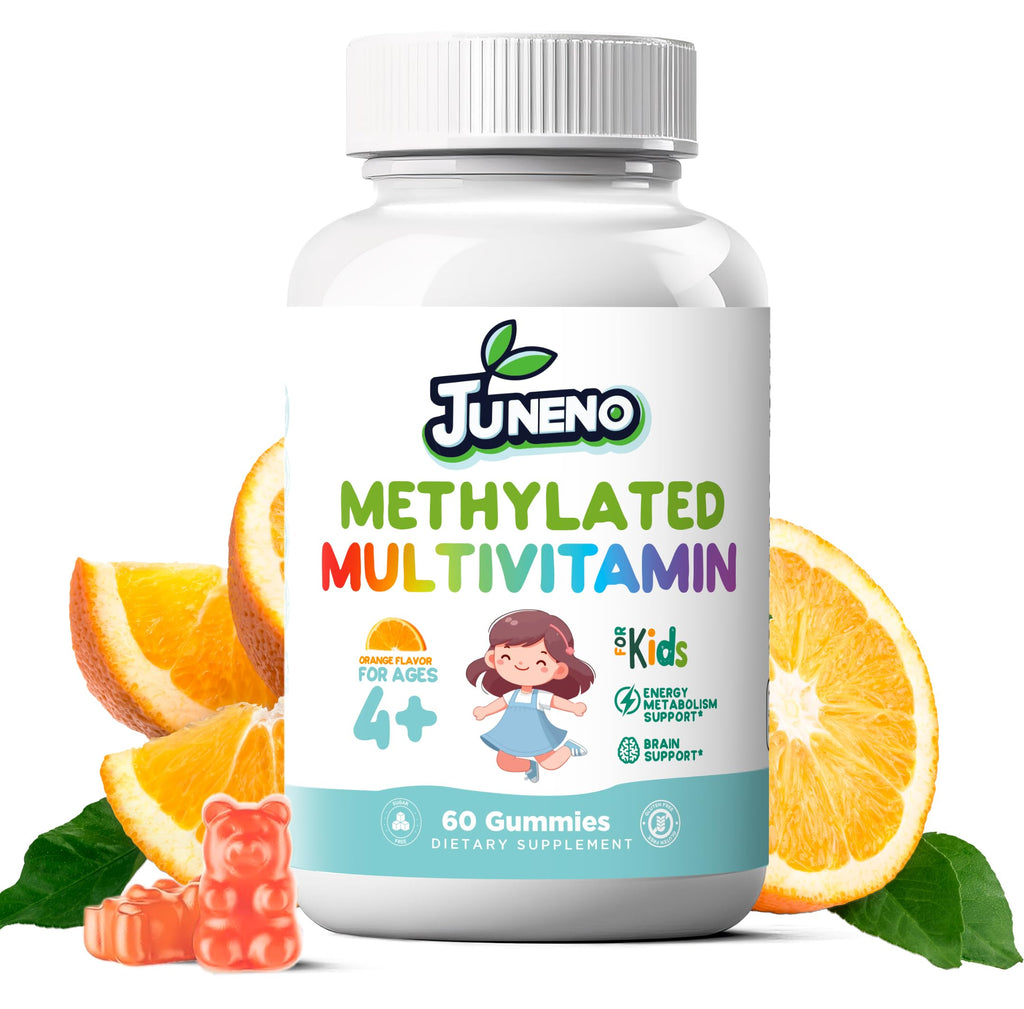 Juneno Methylated Multivitamin Gummies for Kids | MTHFR Support