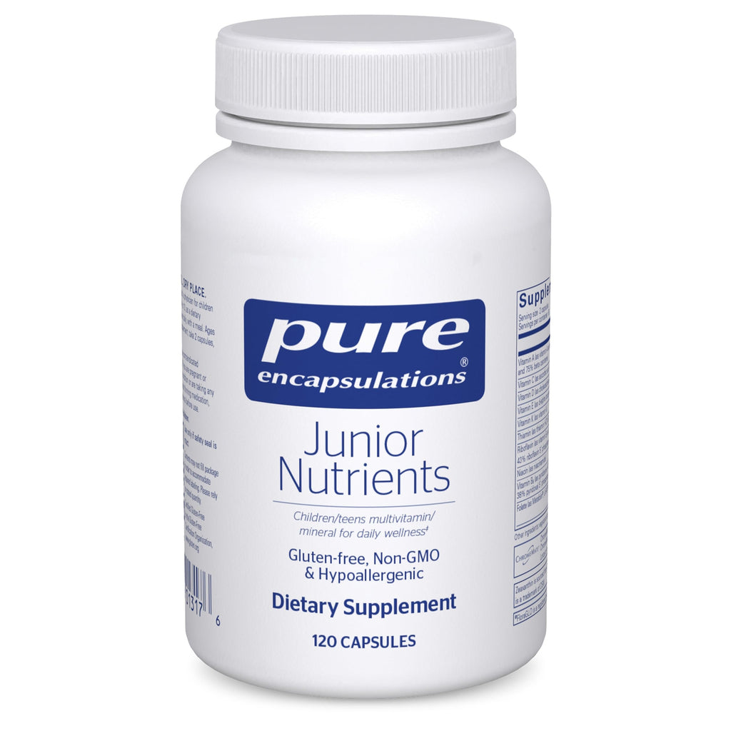Pure Encapsulations Junior Nutrients – Kids & Teens Multivitamin (No Iron)