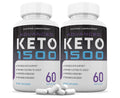 Justified Laboratories Advanced Keto 1500 – 2 Pack, 120 Veggie Capsules (1275mg)
