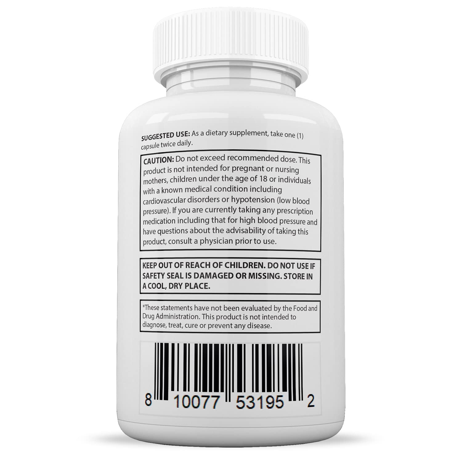 Justified Laboratories 2 Pack Blood Balance Advanced Formula 620MG - 120 Capsules