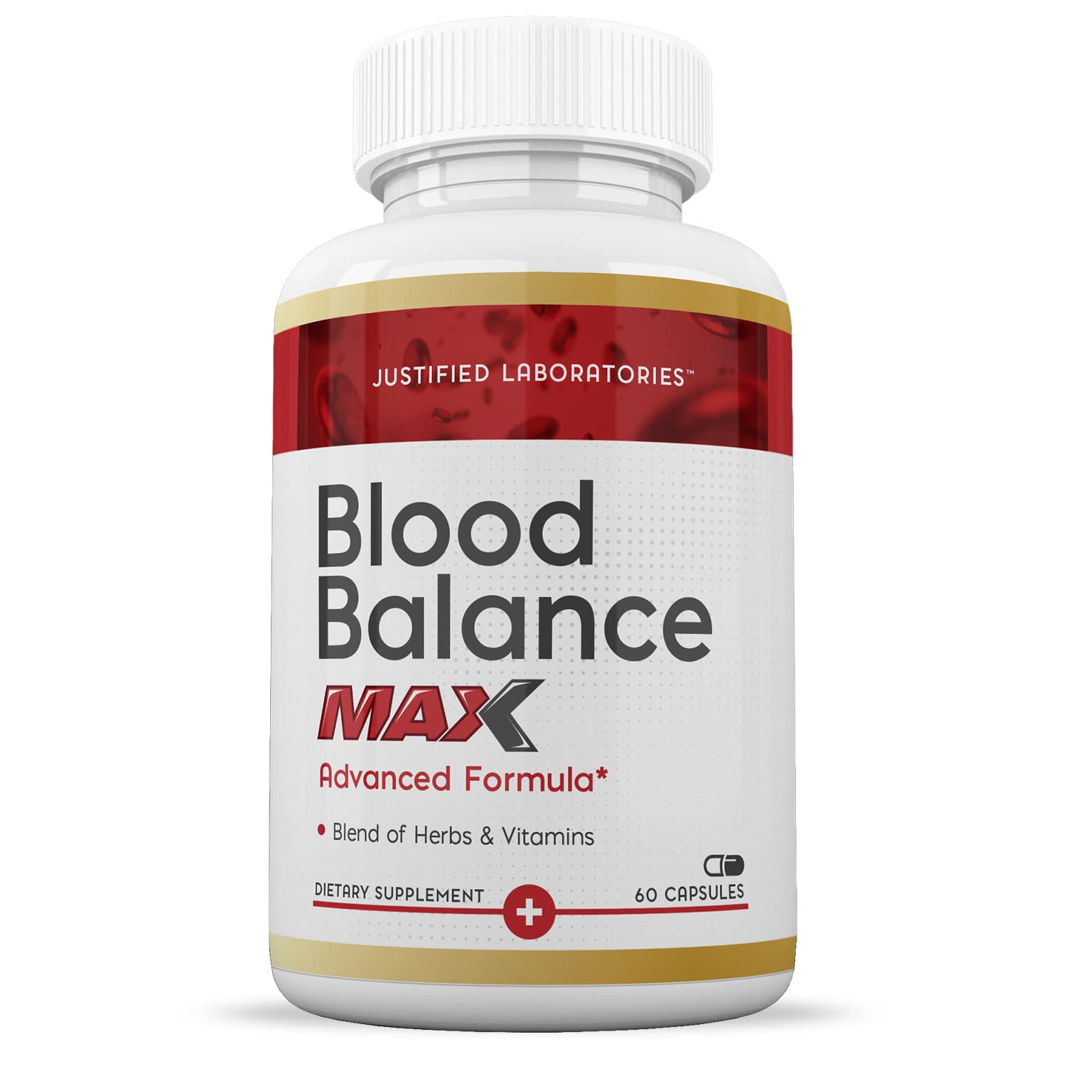 Justified Laboratories Blood Balance Max 1295MG 3-Pack - 180 Capsules