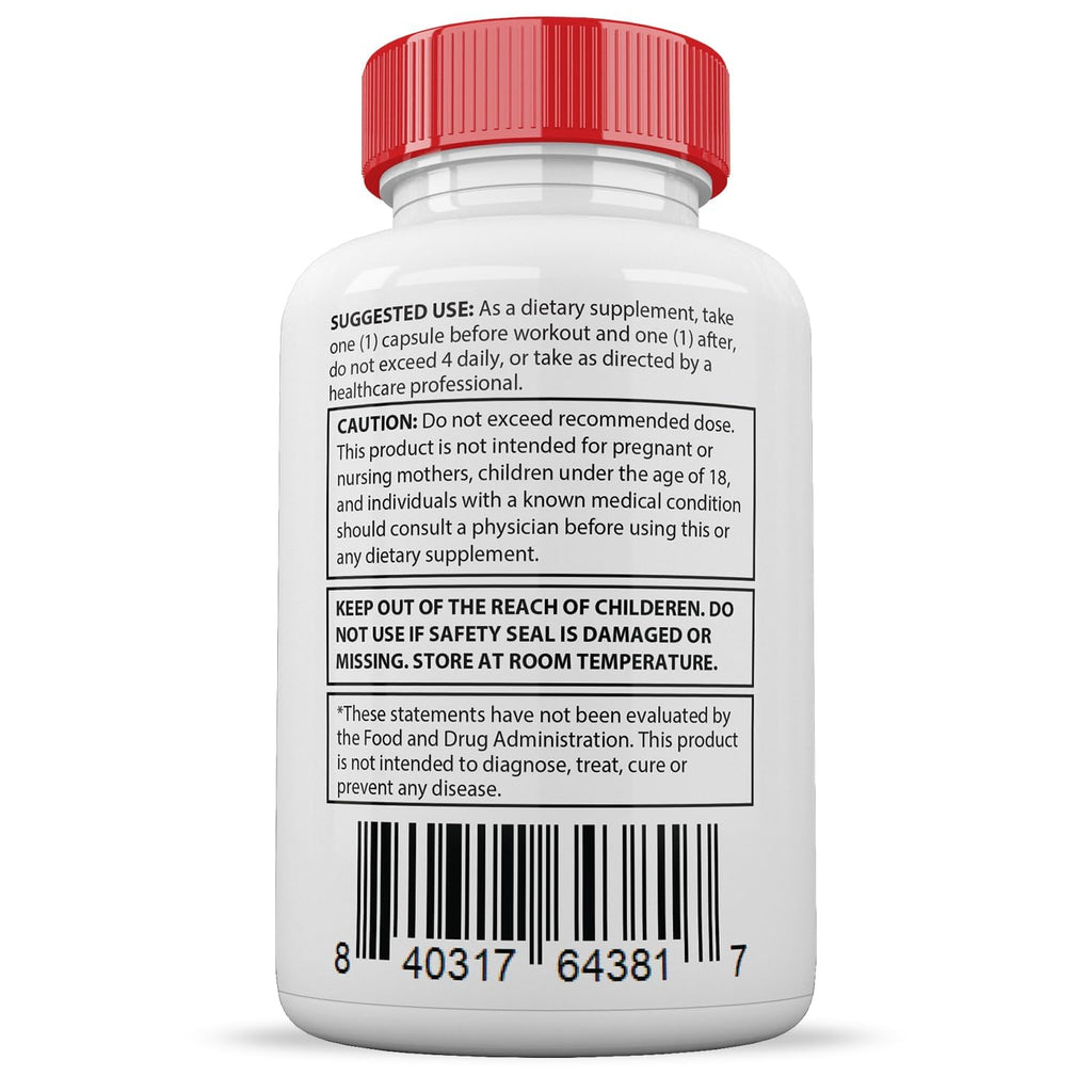 Justified Laboratories Vital Grow XL Extreme Pills 1600MG – Premium Men's Health Formula, 60 Capsules