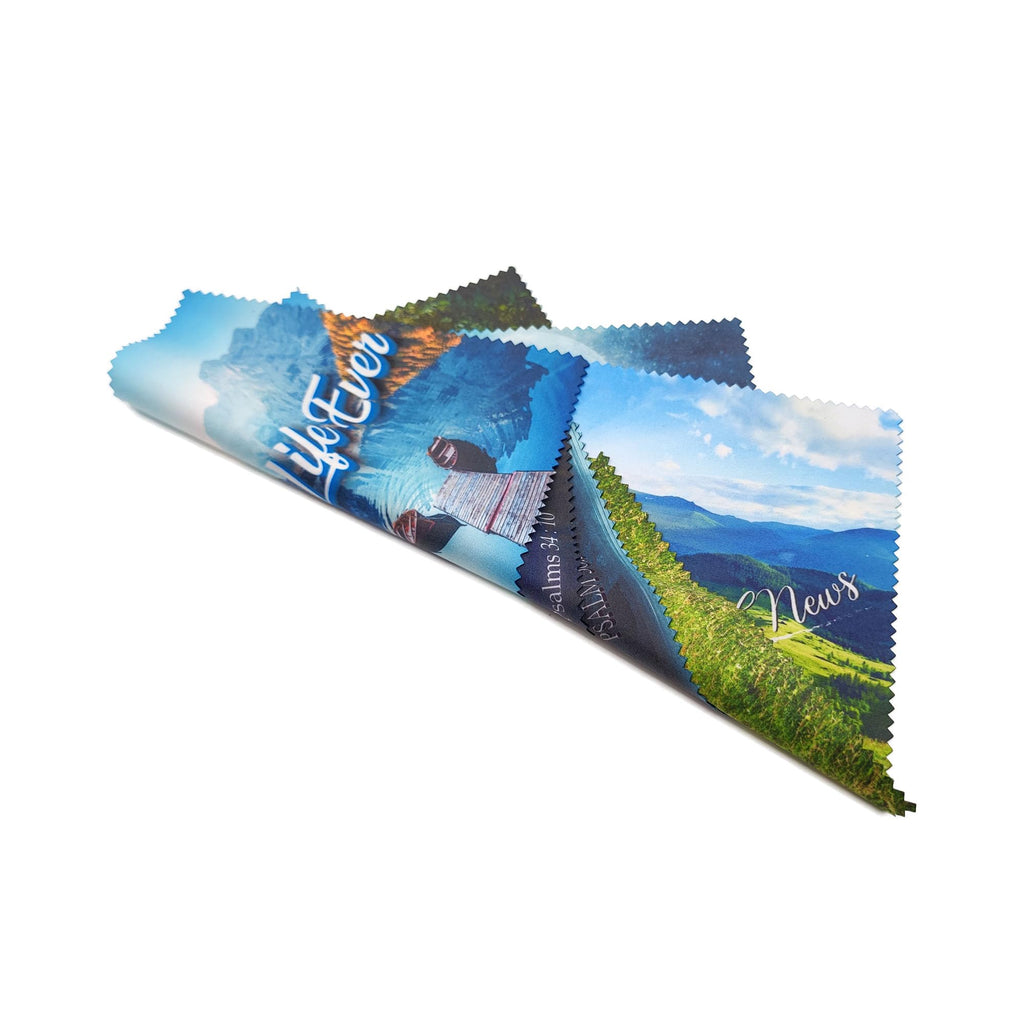 JW Community Microfiber Glasses Cloths Pack – Inspirational Double-Sided (Set of 4)