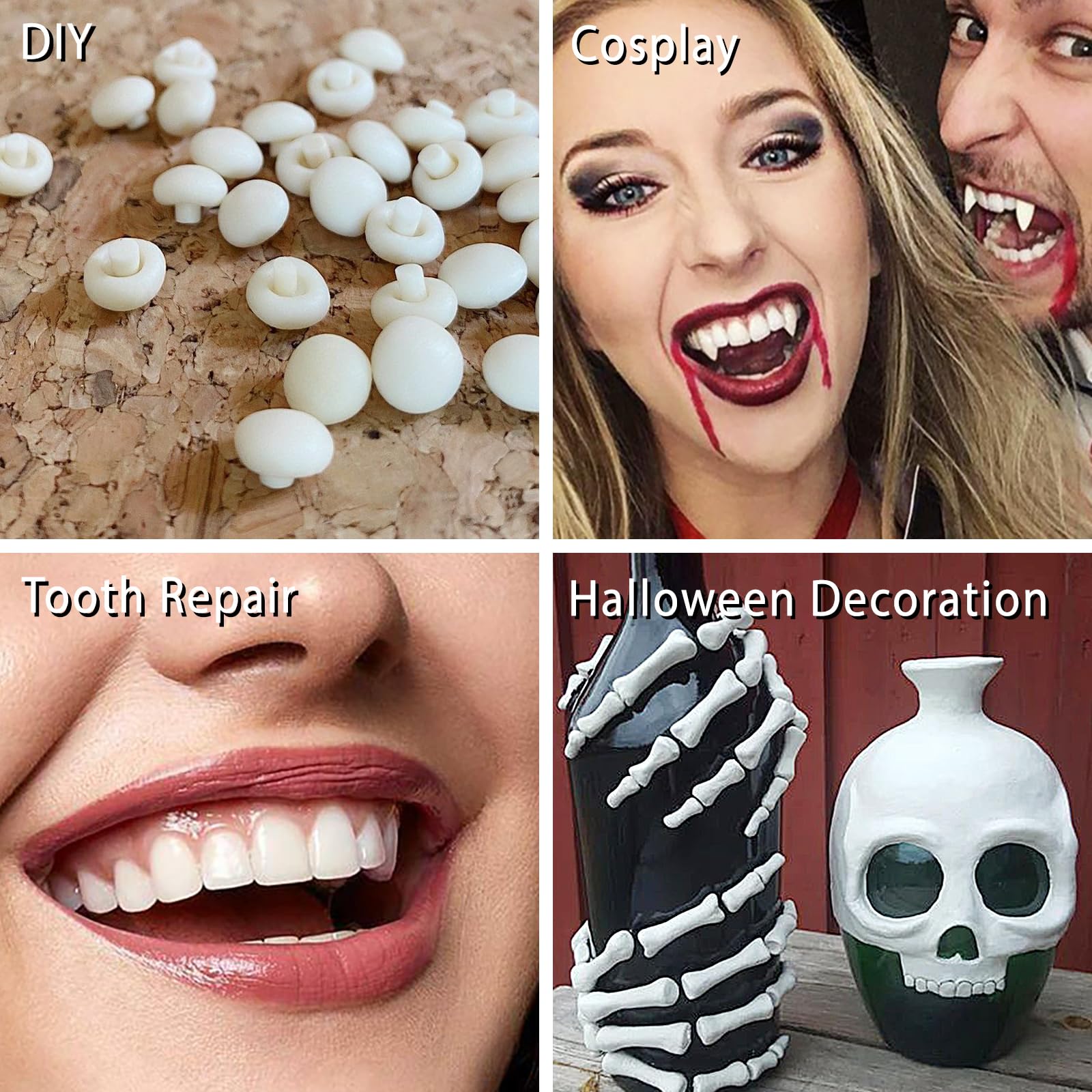 JXE JXO Tooth Repair Kit – Moldable Thermoplastic Teeth Beads