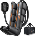 JZBRAIN Air Compression Leg Recovery Boots – Dual-Power, 6 Modes, 14 Zones (Small)