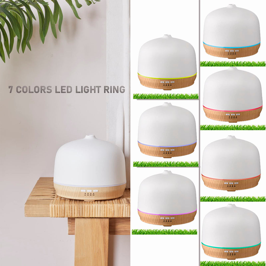 Kakoda Ceramic Essential Oil Diffuser – 500ml, Timed, Ultrasonic (Large Room)