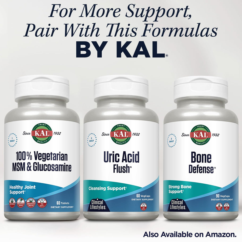 KAL 100% Vegetarian MSM & Glucosamine – Vegan Joint Support (Shellfish-Free)