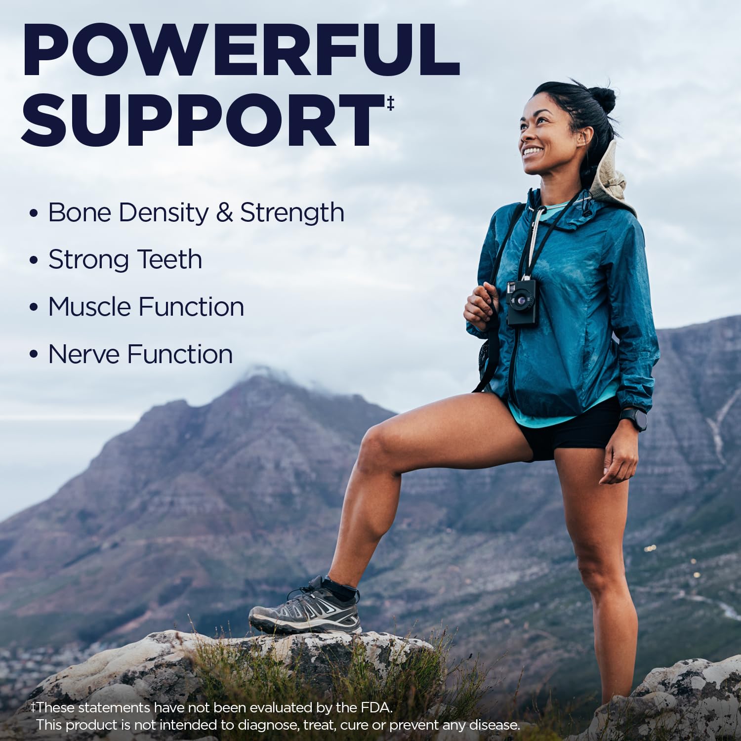 KAL Bone Meal Tablets – Calcium, Magnesium, Vitamin D3 & K | Bone Health Support