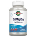 KAL Cal/Mag/Zinc | 1000mg Calcium, 400mg Magnesium & 15mg Zinc | Bone, Muscle, Heart & Immune Support | 250ct