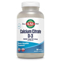 KAL Calcium Citrate with Vitamin D 1000 IU - 1000 mg, 180 Count