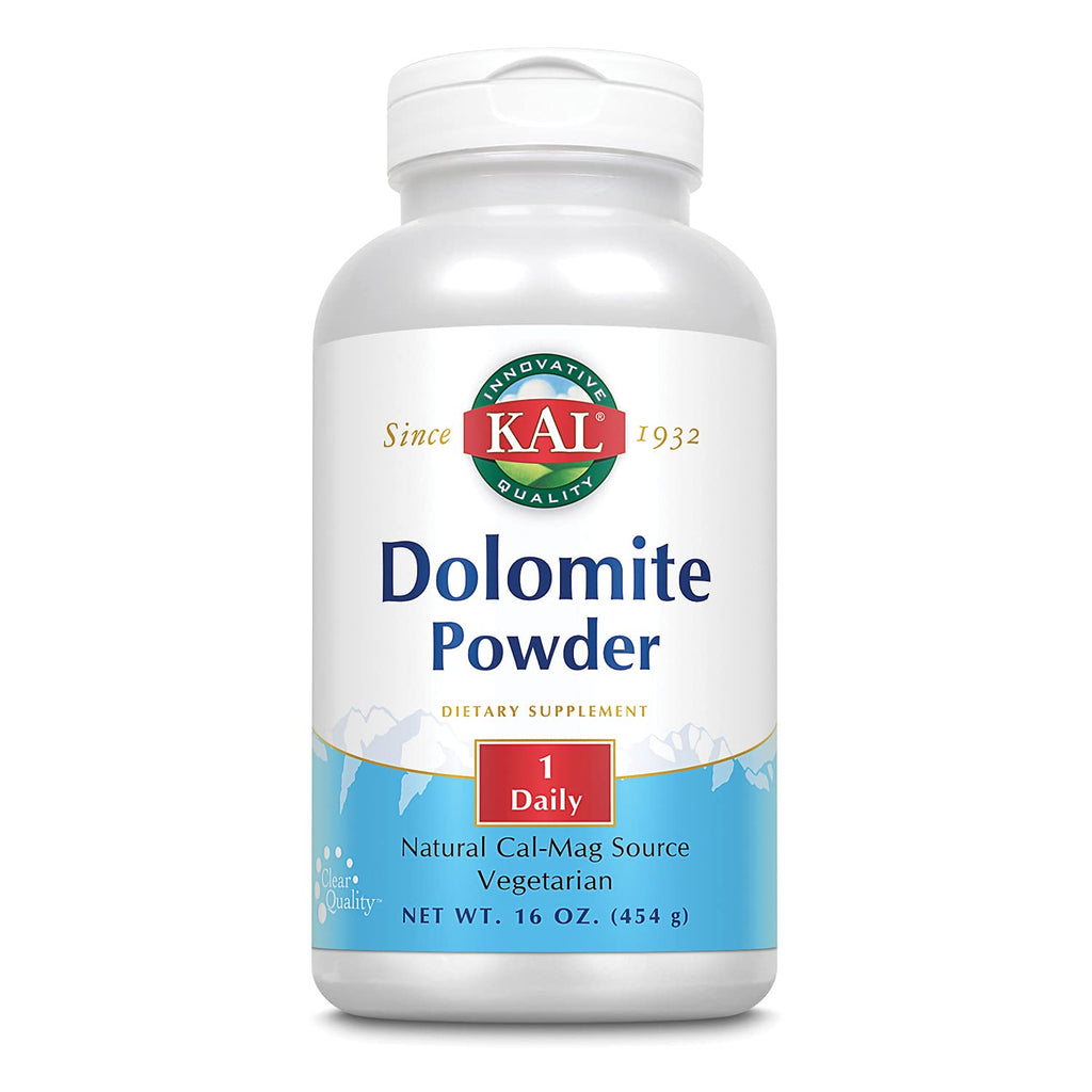 Kal Dolomite Powder, 16 Ounce – Calcium & Magnesium Source (Vegan)