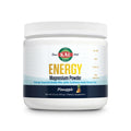 KAL Energy Magnesium Powder Drink – Pineapple Flavor, Sugar Free, 40 Servings | Magnesium Citrate with Green Tea Caffeine