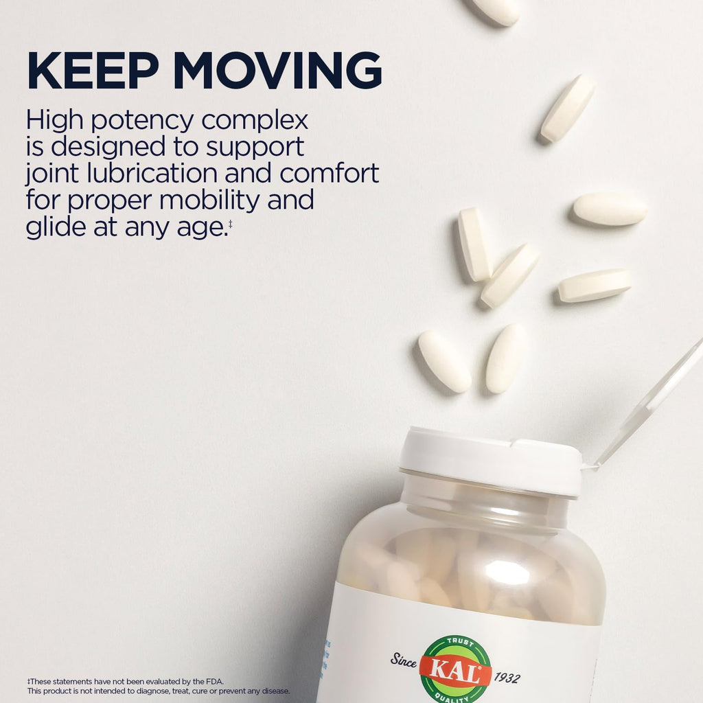 KAL Glucosamine Chondroitin MSM - Joint Support (1500/1200/1500 mg) - 60-Day Guarantee