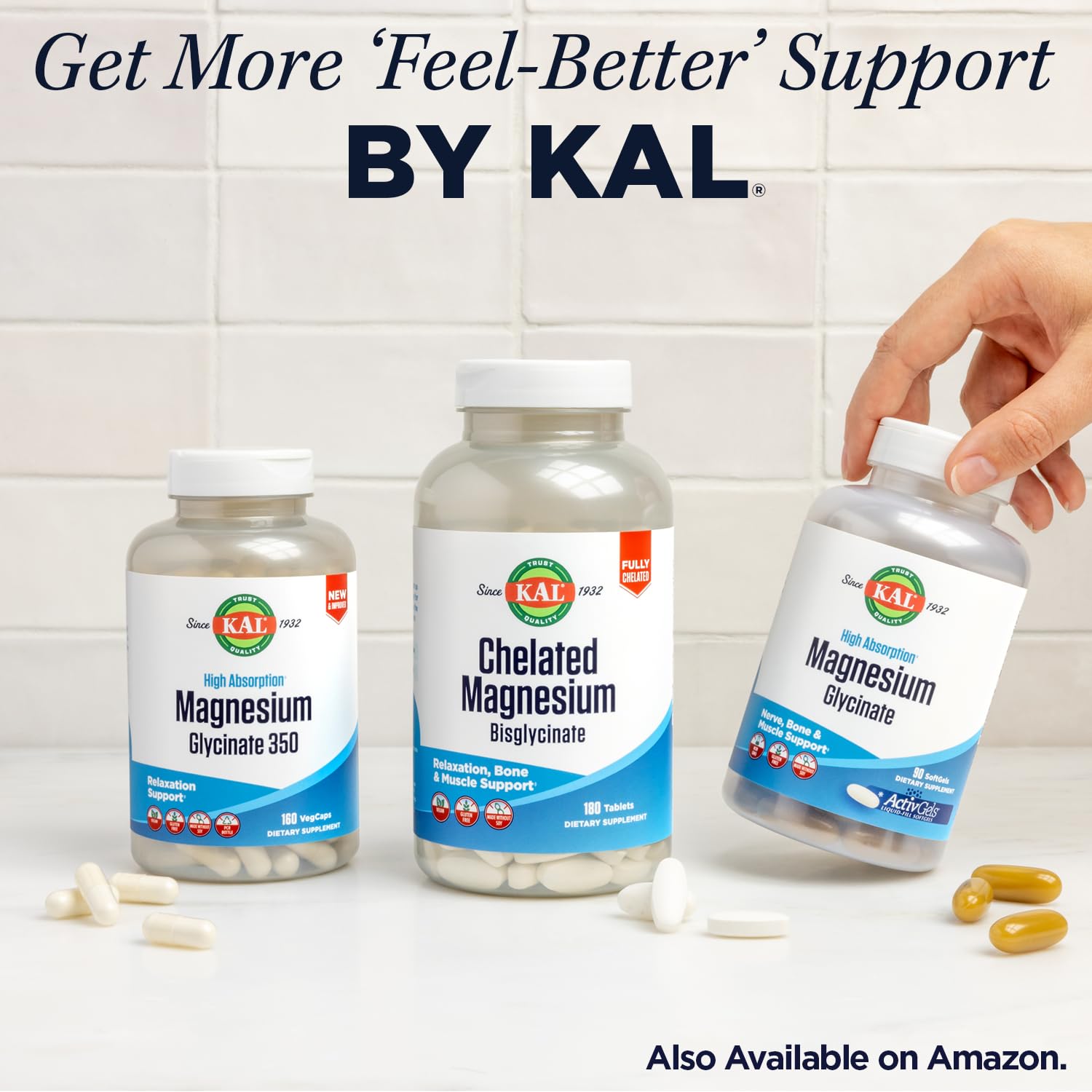 KAL Glucosamine Chondroitin MSM - Joint Support (1500/1200/1500 mg) - 60-Day Guarantee
